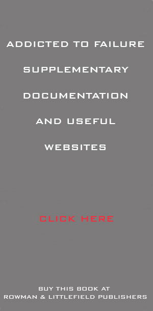 Addicted to Failure Supplementary Documentation and Useful Websites
